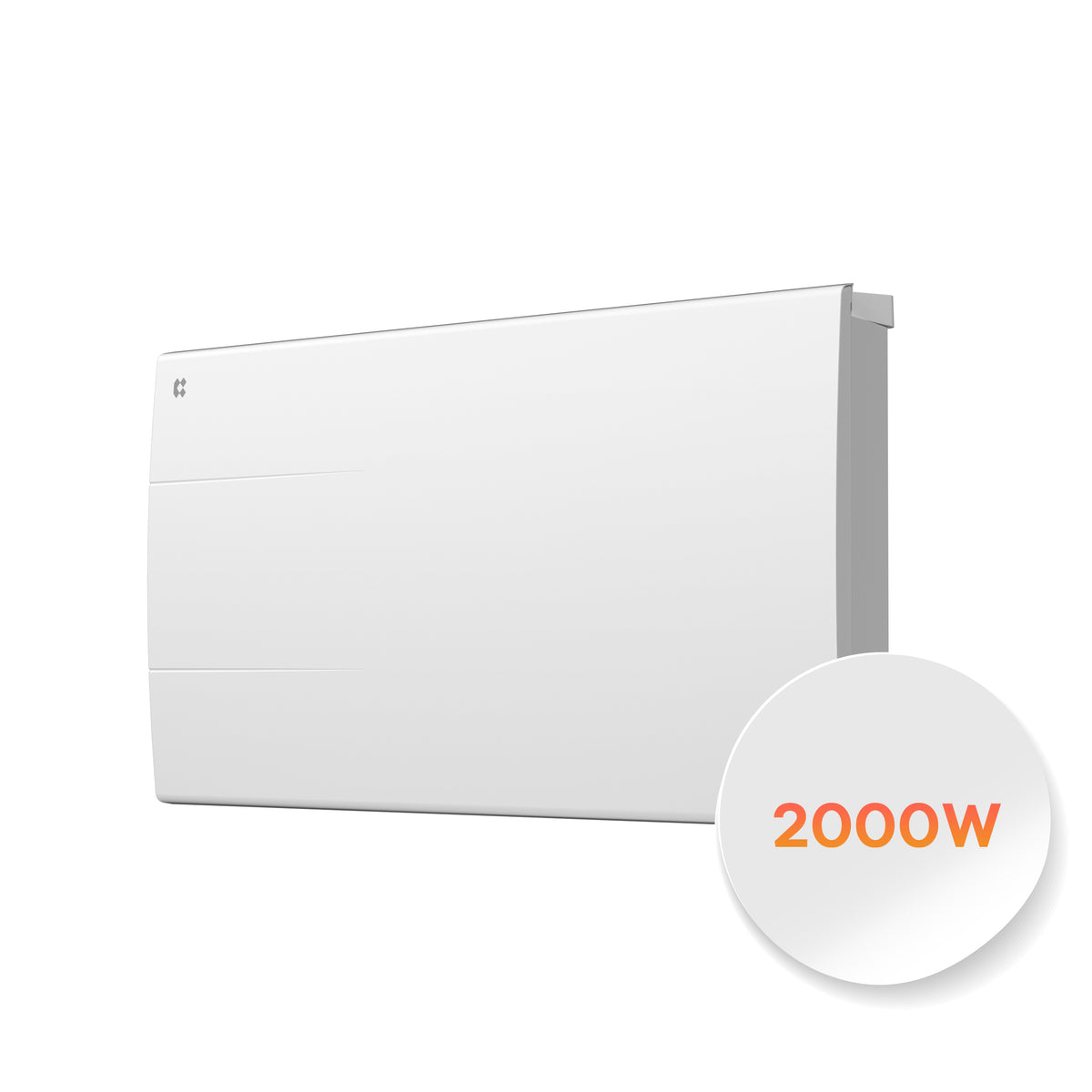 2000W Ceramic Electric Radiator with Digital Thermostat & Weekly Timer