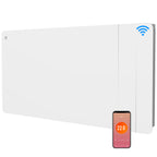 2000W Smart WiFi Electric Radiator with Dual Ceramic & Aluminium Heating Core
