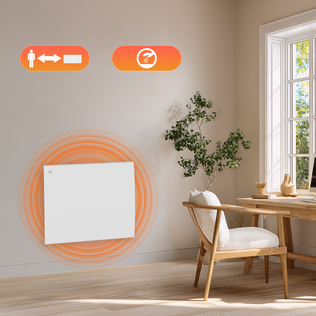 1000W Ceramic Electric Radiator with Digital Thermostat