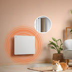 1000W Smart WiFi Electric Radiator with Dual Ceramic & Aluminium Heating Core