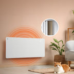 2000W Smart WiFi Electric Radiator with Dual Ceramic & Aluminium Heating Core