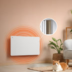 1500W Smart WiFi Electric Radiator with Dual Ceramic & Aluminium Heating Core