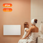 1500W Smart WiFi Electric Radiator with Dual Ceramic & Aluminium Heating Core