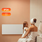 2000W Smart WiFi Electric Radiator with Dual Ceramic & Aluminium Heating Core